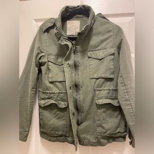 Nordstrom brand vintage olive green jacket